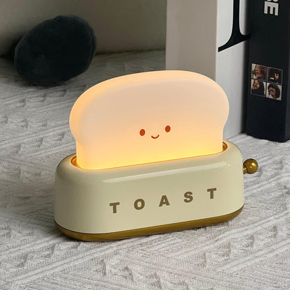 ToastLeuchten: Verspielte Tischlampe im Toaster-Entwurf mit integriertem Akku