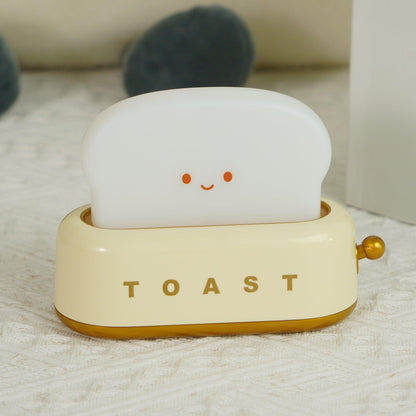 ToastLeuchten: Verspielte Tischlampe im Toaster-Entwurf mit integriertem Akku