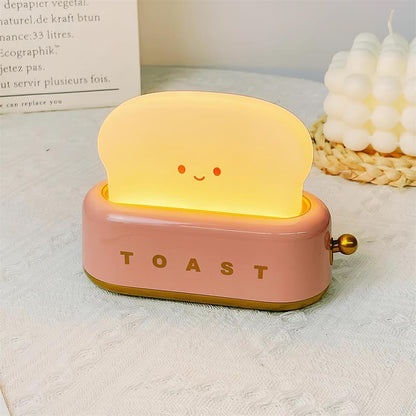 ToastLeuchten: Verspielte Tischlampe im Toaster-Entwurf mit integriertem Akku