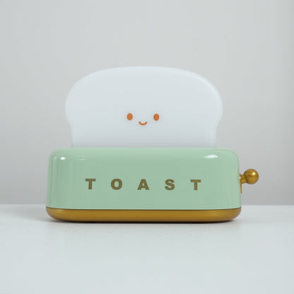 ToastLeuchten: Verspielte Tischlampe im Toaster-Entwurf mit integriertem Akku
