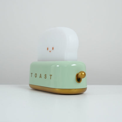 ToastLeuchten: Verspielte Tischlampe im Toaster-Entwurf mit integriertem Akku