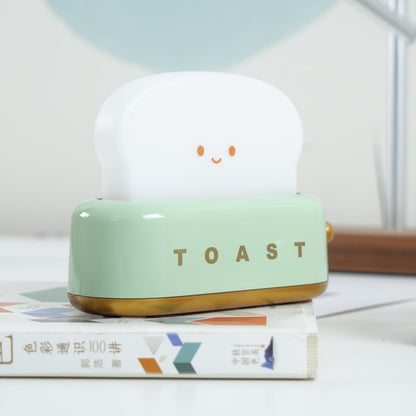 ToastLeuchten: Verspielte Tischlampe im Toaster-Entwurf mit integriertem Akku