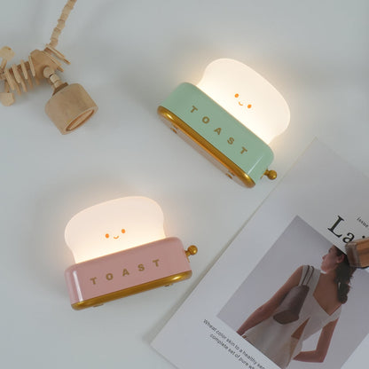 ToastLeuchten: Verspielte Tischlampe im Toaster-Entwurf mit integriertem Akku