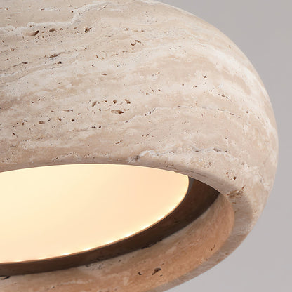 Skulpturale LED Pendelleuchte Im Ringdesign