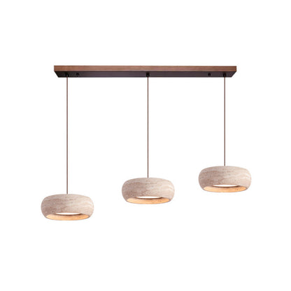 Skulpturale LED Pendelleuchte Im Ringdesign