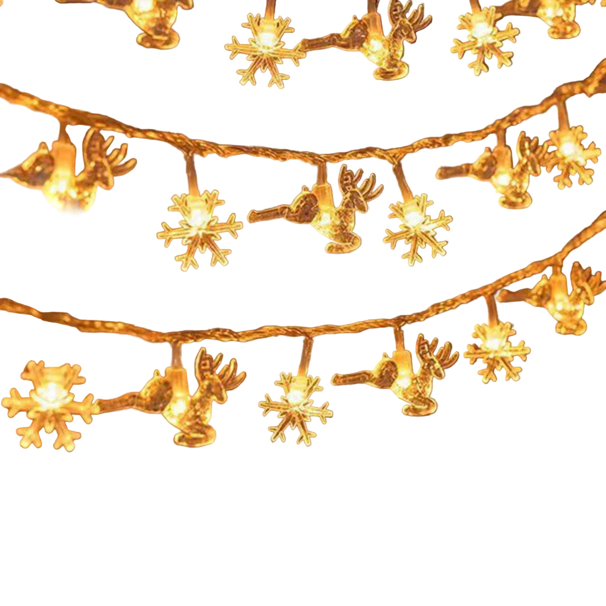 Festliche LED-Sternenlichterkette