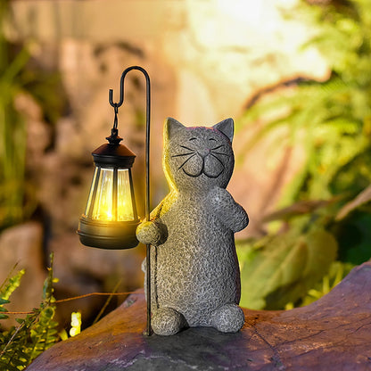 GoldenePfoten: Verspielte Katzen-Tischlampe in Goldoptik