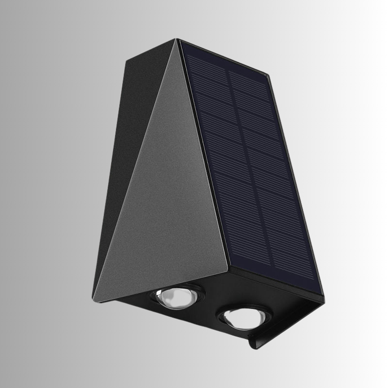 SolarWand: Moderne LED Wandleuchte mit Solarbetrieb