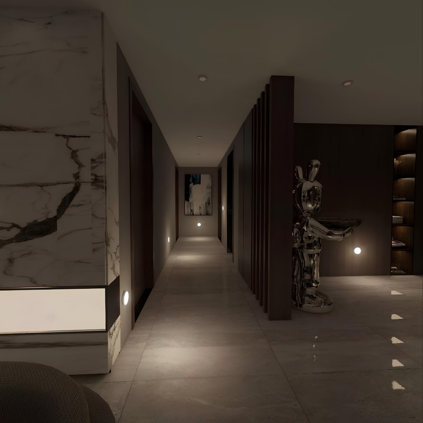 Aufklebbares Wiederaufladbares Bewegungssensorlicht