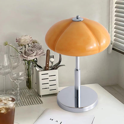 Pilz-Tischlampe im Vintage-Stil