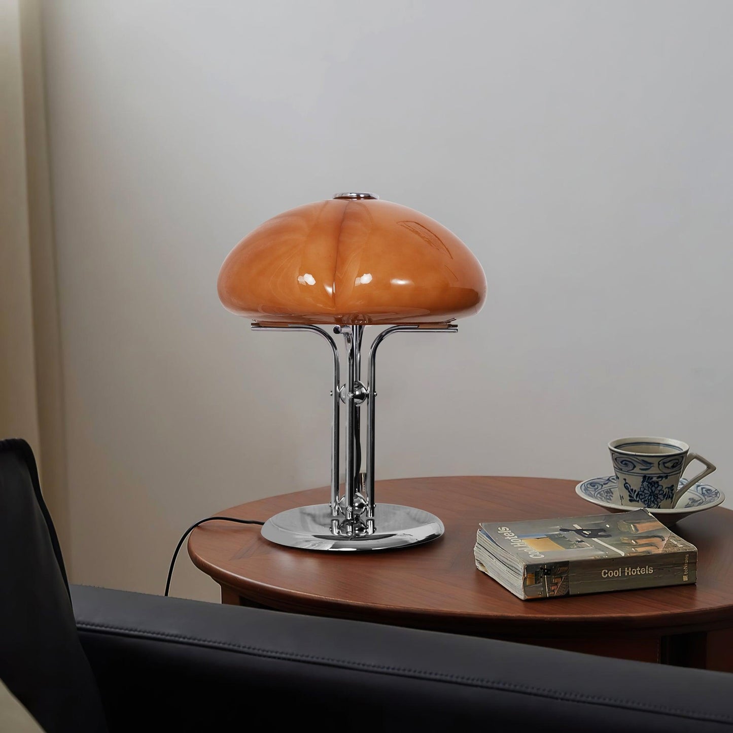 Pilz-Tischlampe im Vintage-Stil