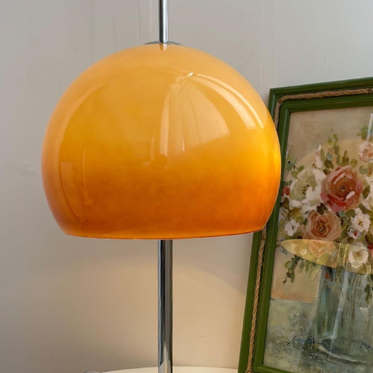 Pilz-Tischlampe im Vintage-Stil