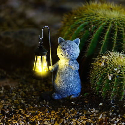 GoldenePfoten: Verspielte Katzen-Tischlampe in Goldoptik