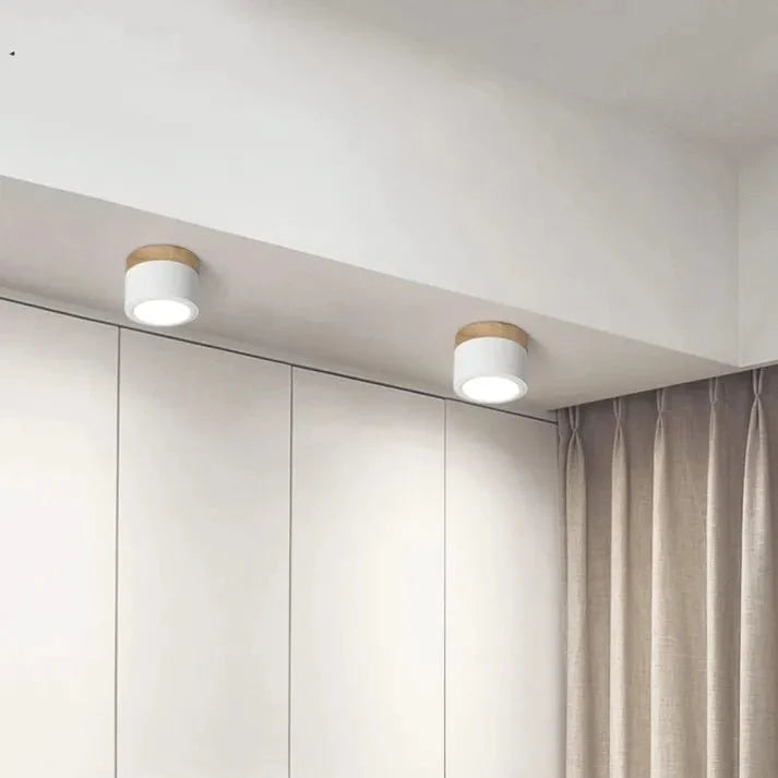 Schlanke Skandinavische LED Spotlight Deckenleuchte