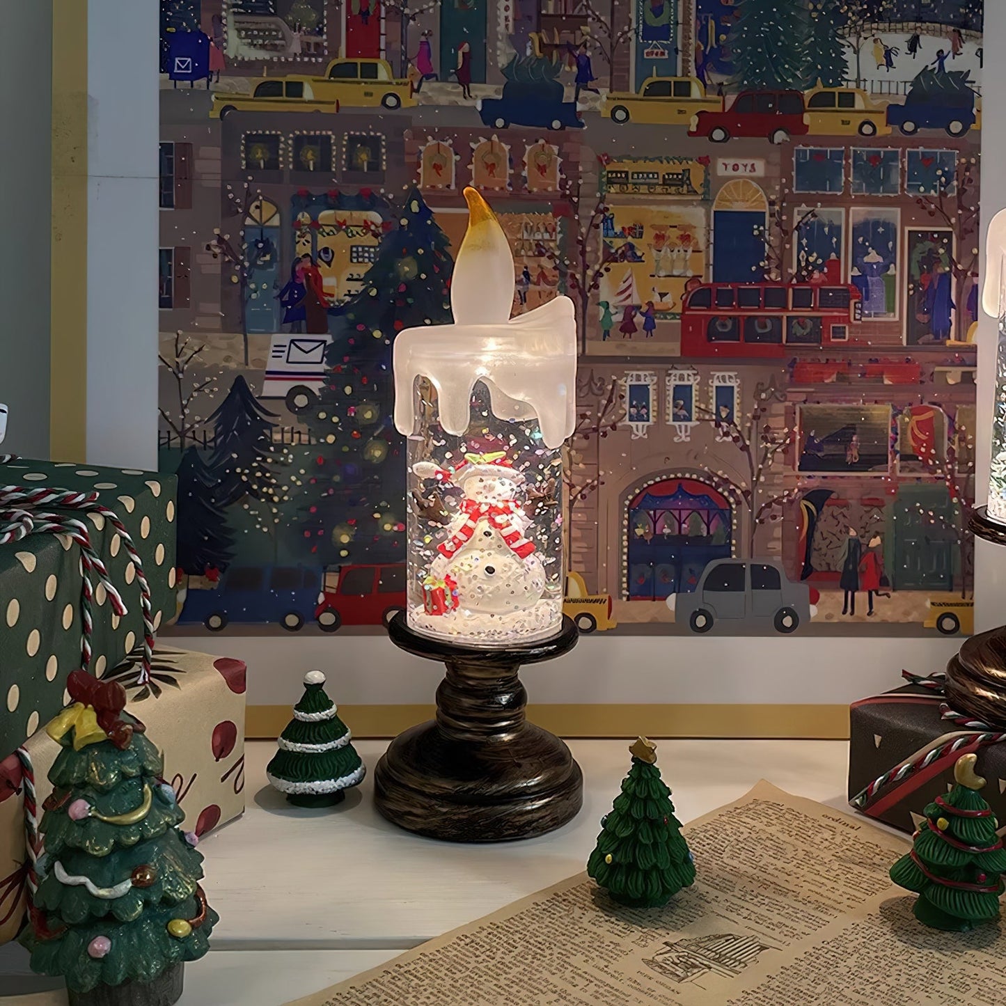 Tragbare LED-Weihnachtskerze