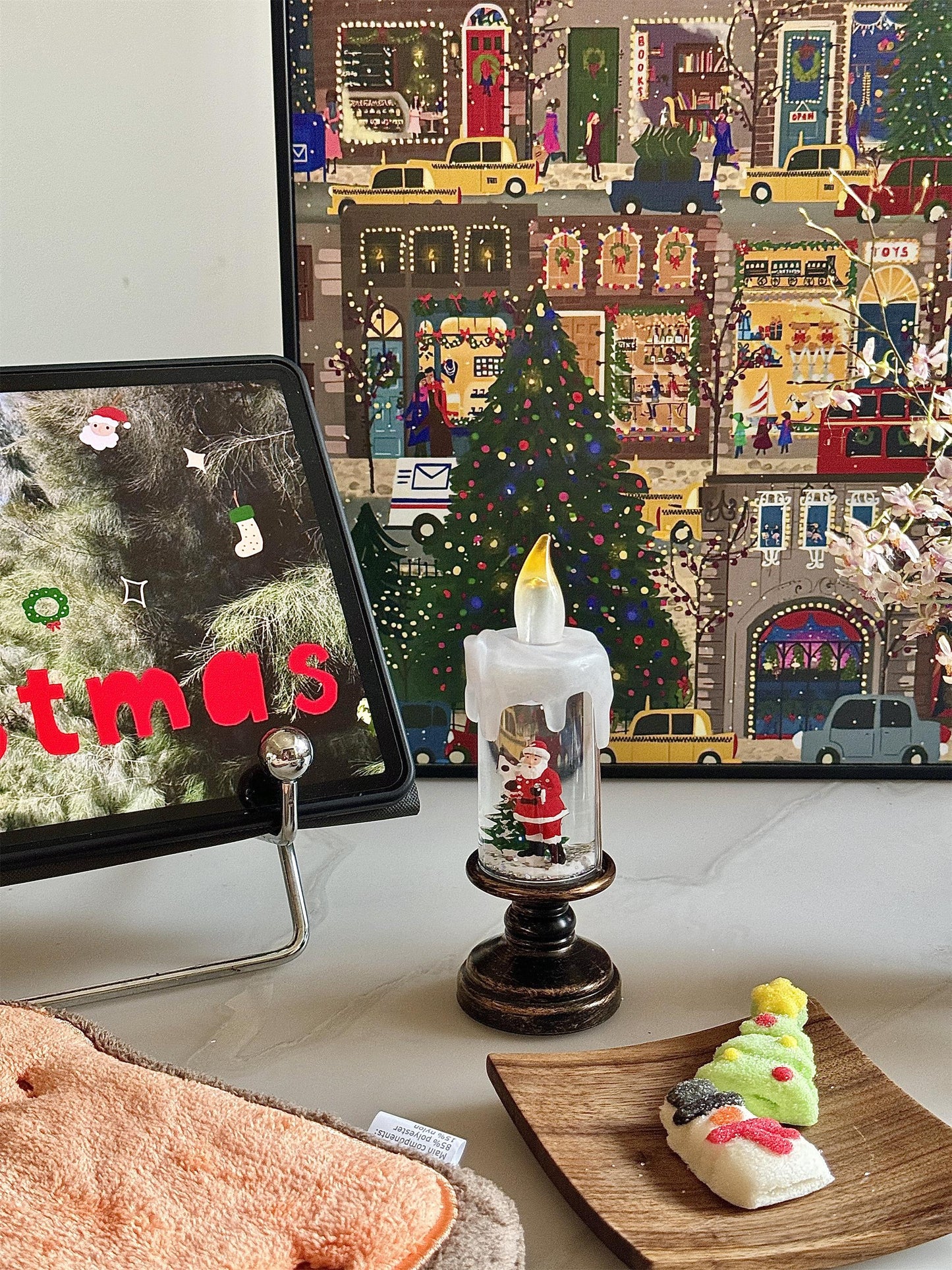 Tragbare LED-Weihnachtskerze