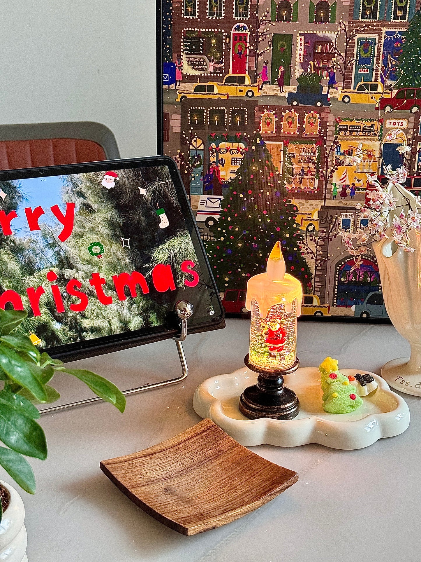 Tragbare LED-Weihnachtskerze