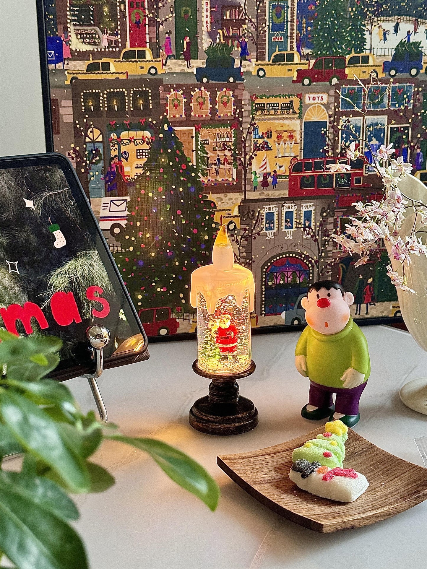 Tragbare LED-Weihnachtskerze