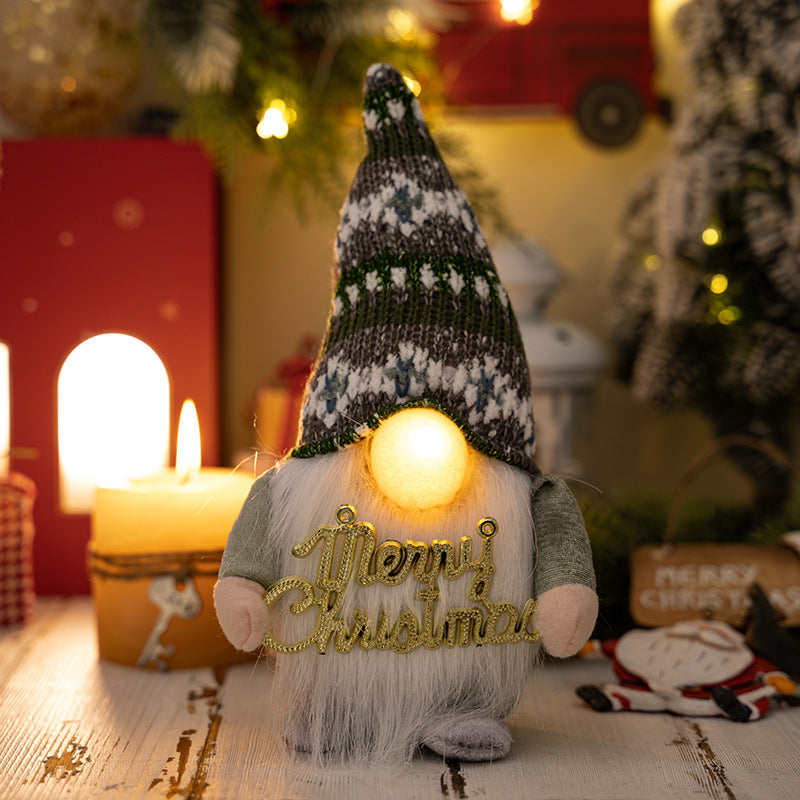 Wiederaufladbare LED-Weihnachtstischdekoration