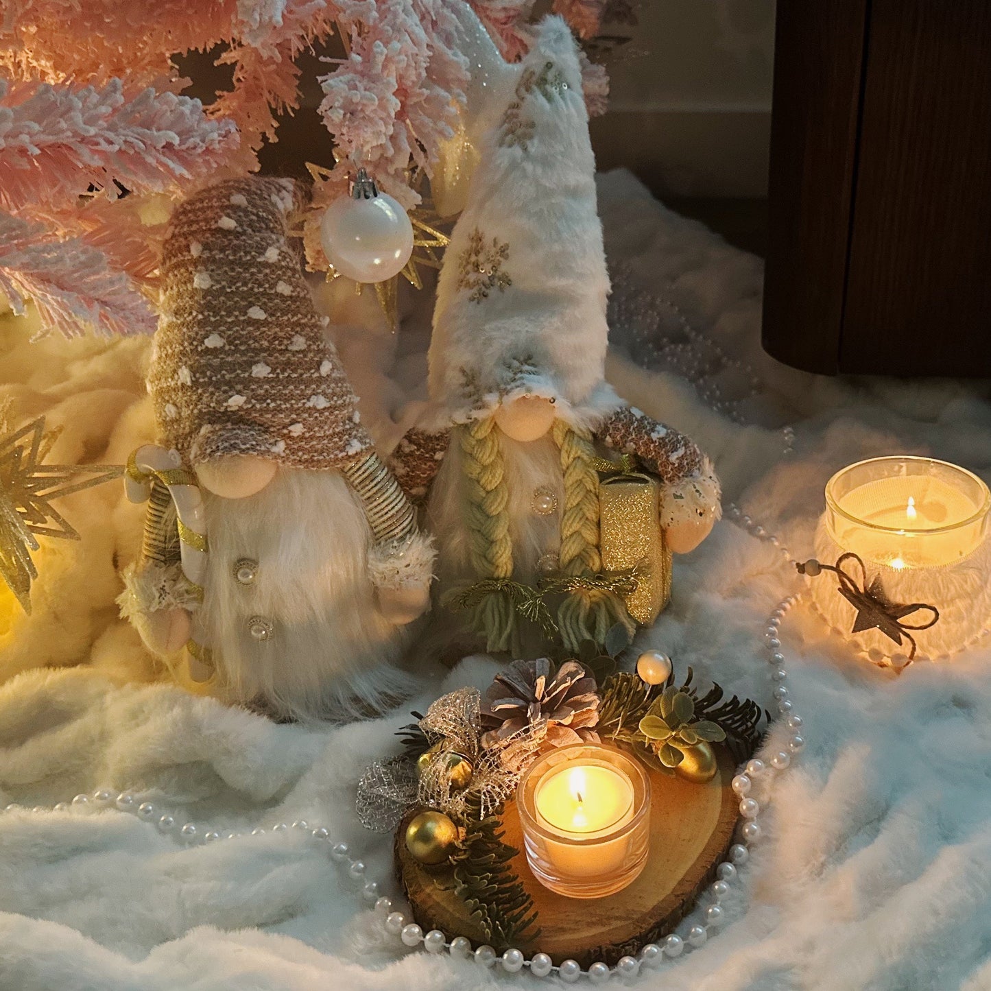 Wiederaufladbare LED-Weihnachtstischdekoration