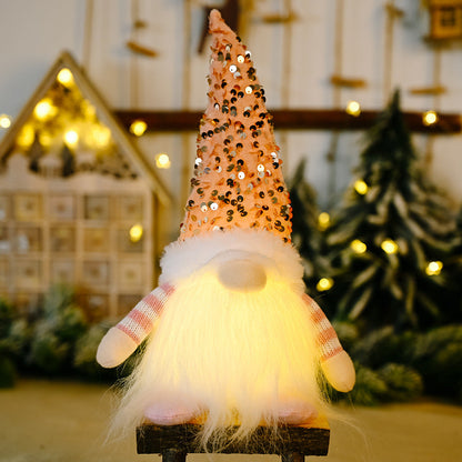 Wiederaufladbare LED-Weihnachtstischdekoration
