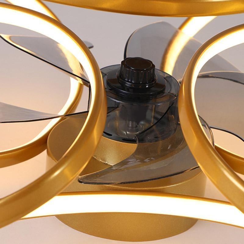 LED-Deckenventilatorleuchte Blossom