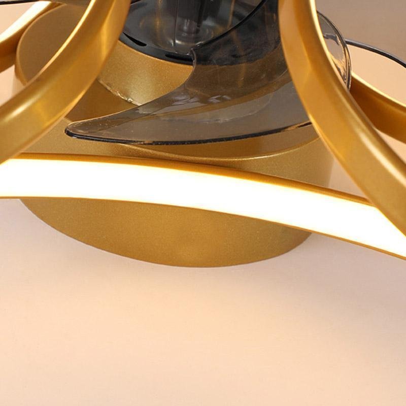 LED-Deckenventilatorleuchte Blossom