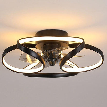 LED-Deckenventilatorleuchte Blossom