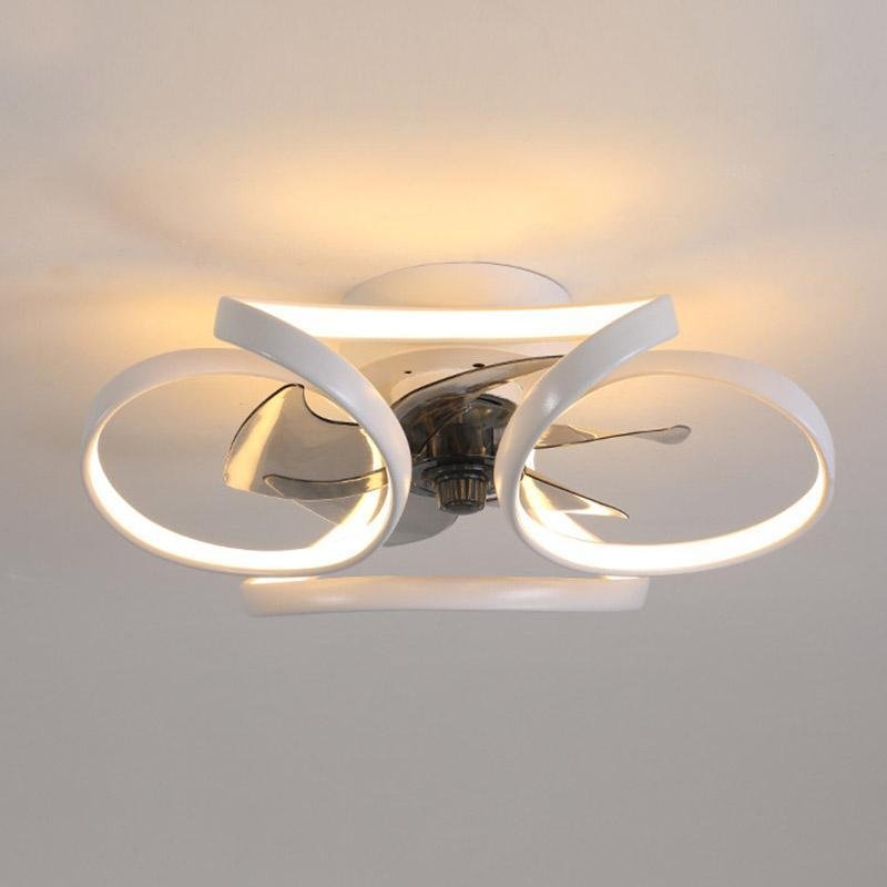 LED-Deckenventilatorleuchte Blossom