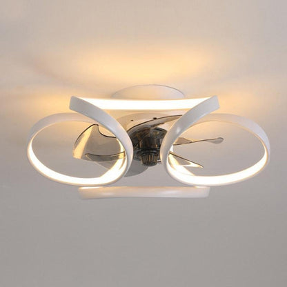 LED-Deckenventilatorleuchte Blossom