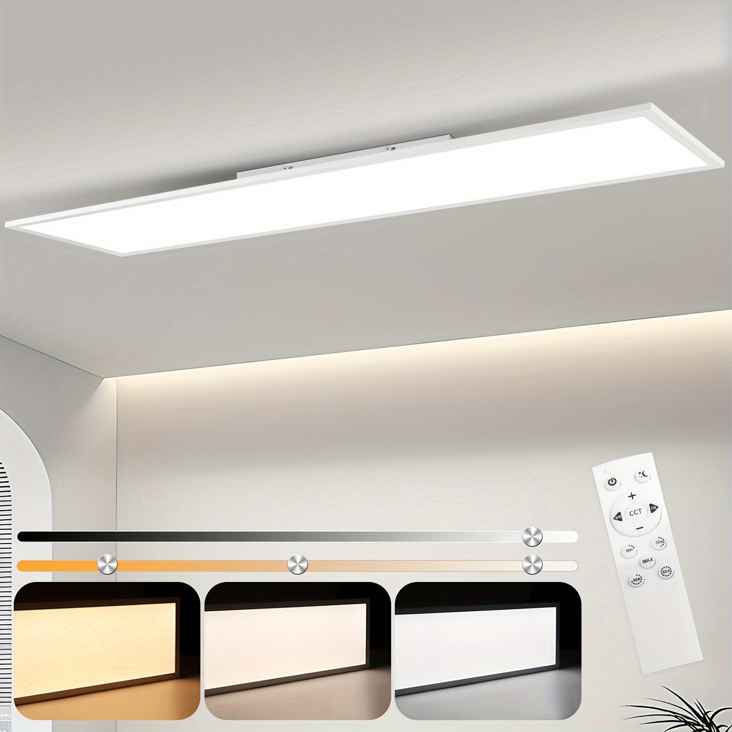 Moderne Flächenbündige LED Deckenleuchte