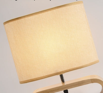 Moderne USB-Tischlampe im Banker-Stil