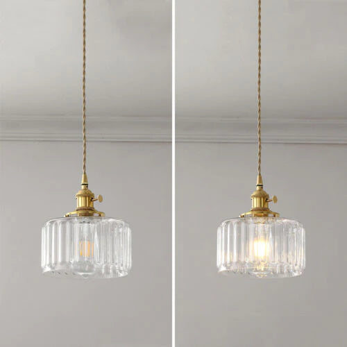 KristallAnhänger: Elegante Glas-Pendelleuchte mit zeitlosem Kristall-Entwurf
