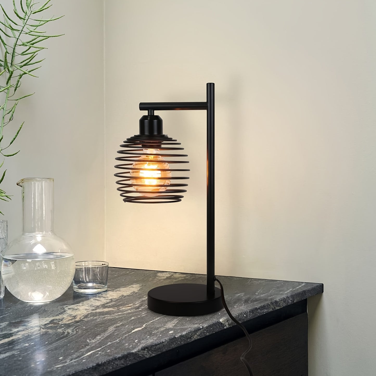 Verstellbare Retro Industrie Tischlampe