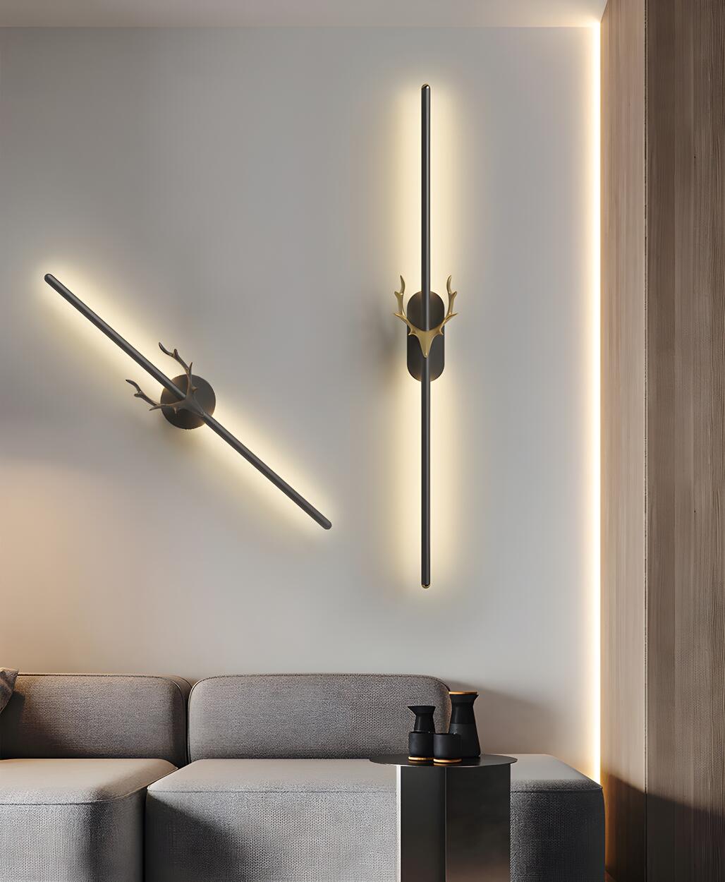 Moderne LED Schlanke Wandleuchte