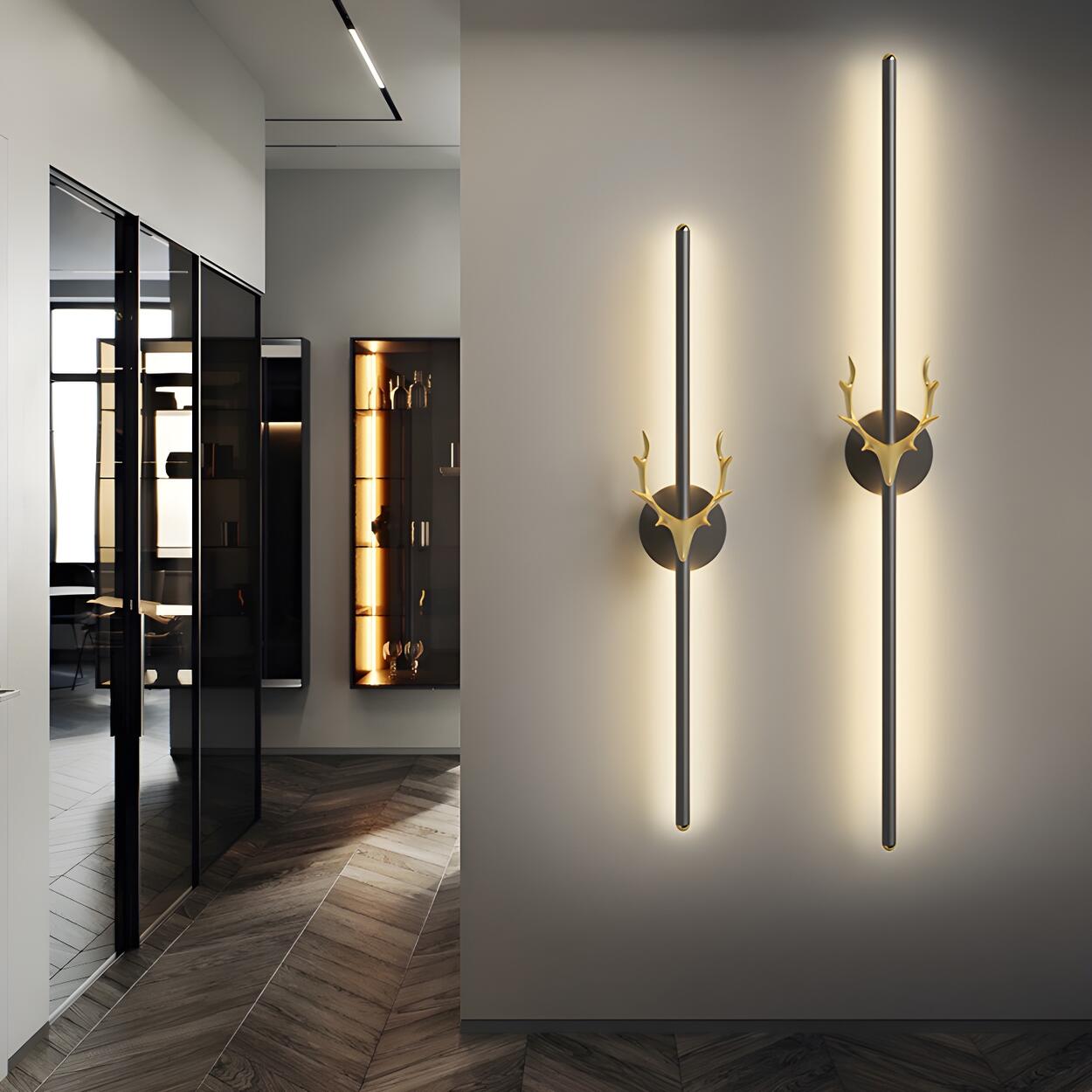 Moderne LED Schlanke Wandleuchte