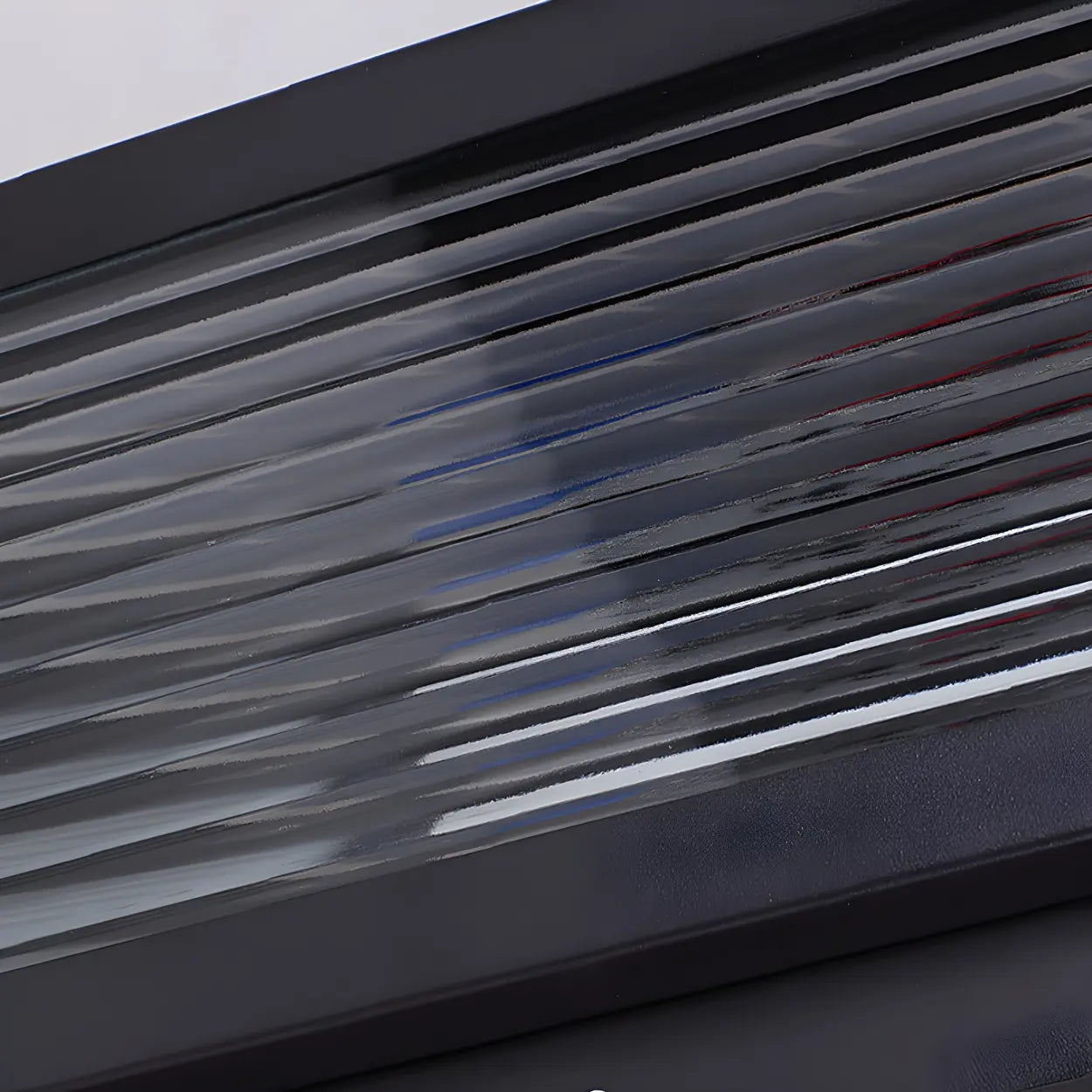 Moderne Rechteckige LED-Solar-Außenleuchte