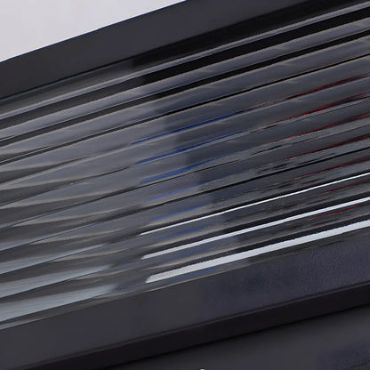 Moderne Rechteckige LED-Solar-Außenleuchte