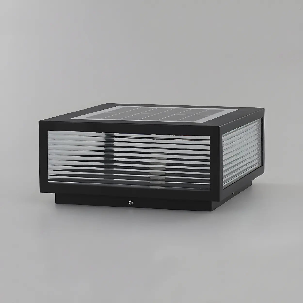 Moderne Rechteckige LED-Solar-Außenleuchte