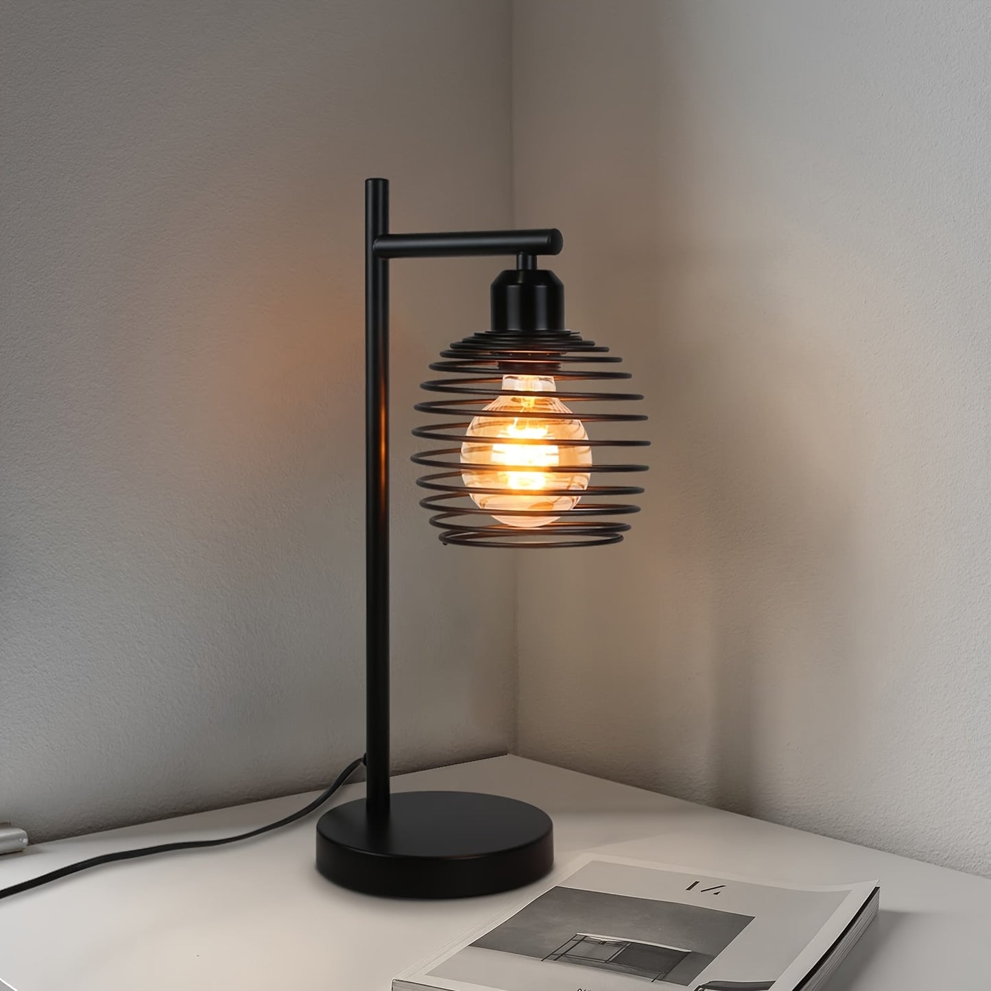 Verstellbare Retro Industrie Tischlampe