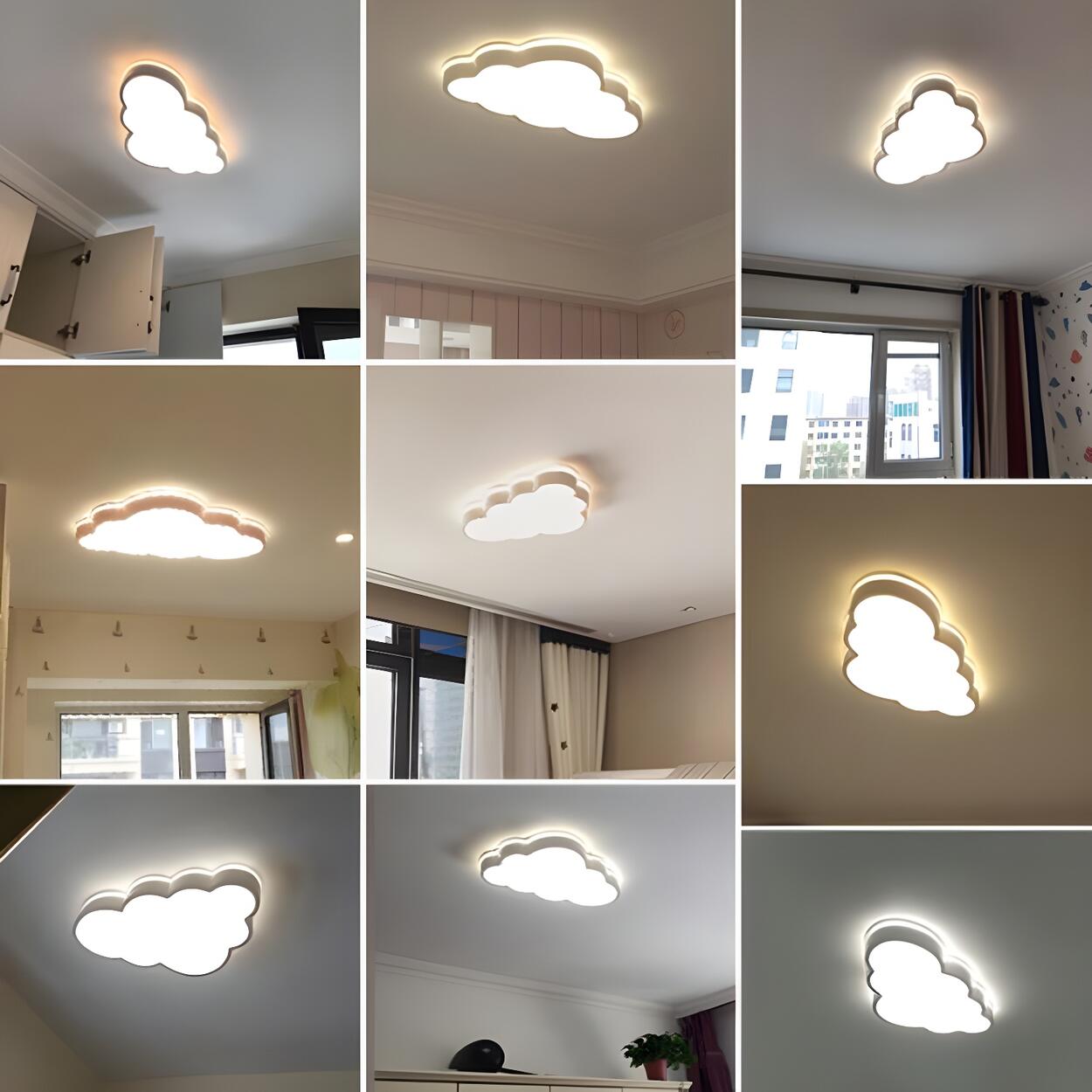 Kreative Wolkenförmige LED-Deckenleuchte
