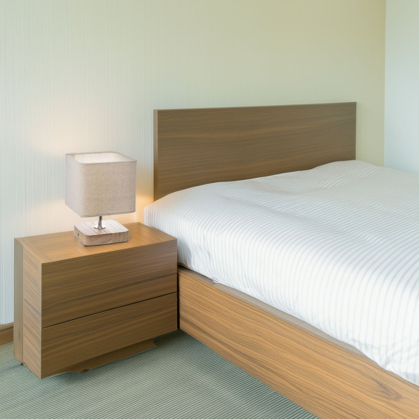 Minimalistische Natürliche Tischlampe