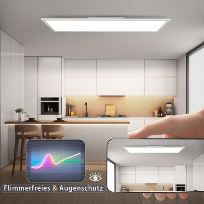 Moderne Flächenbündige LED Deckenleuchte
