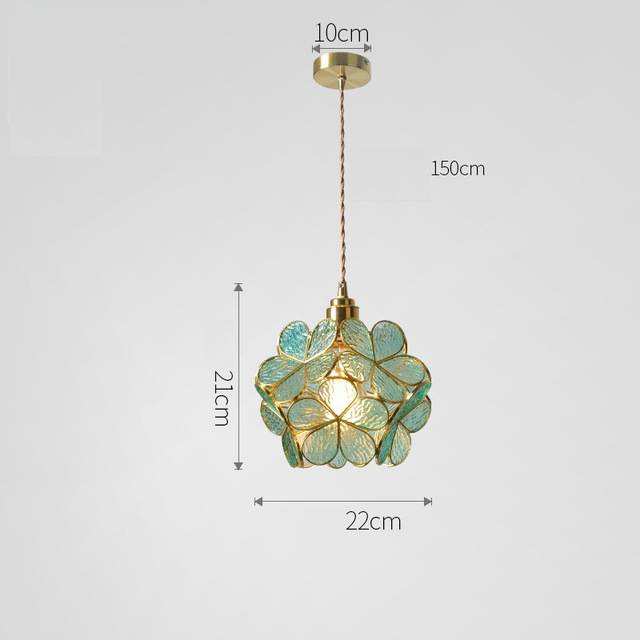 Petal-Glühe: Elegante Pendelleuchte mit blütenförmigen Glaselementen