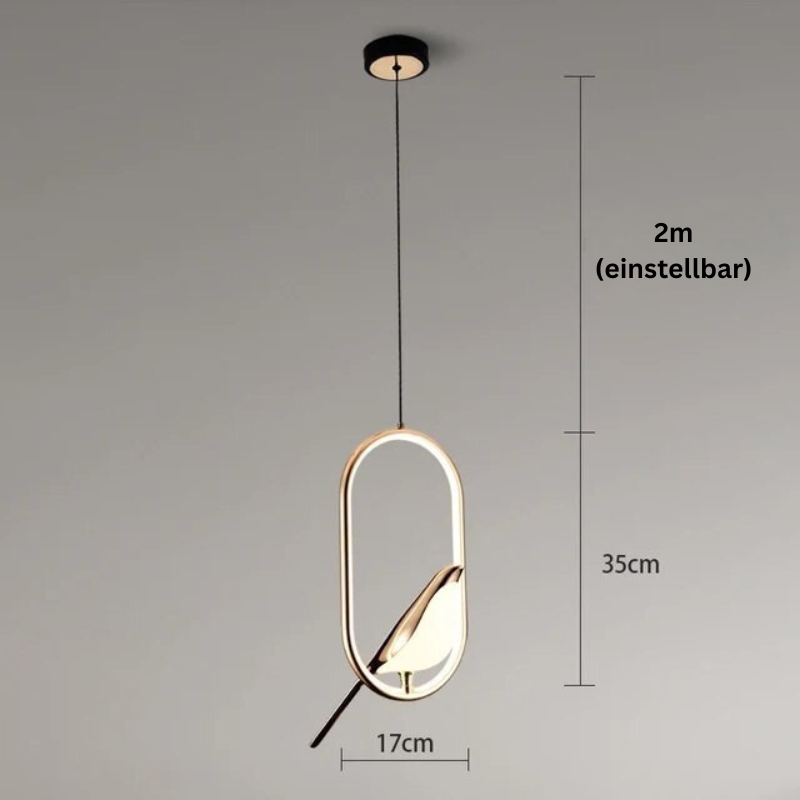 Künstlerische Von Vögeln Inspirierte Pendelleuchten