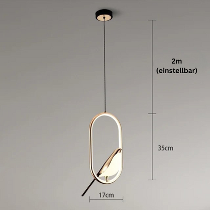 Künstlerische Von Vögeln Inspirierte Pendelleuchten