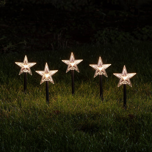LED Weihnachts Stern Wegepfähle