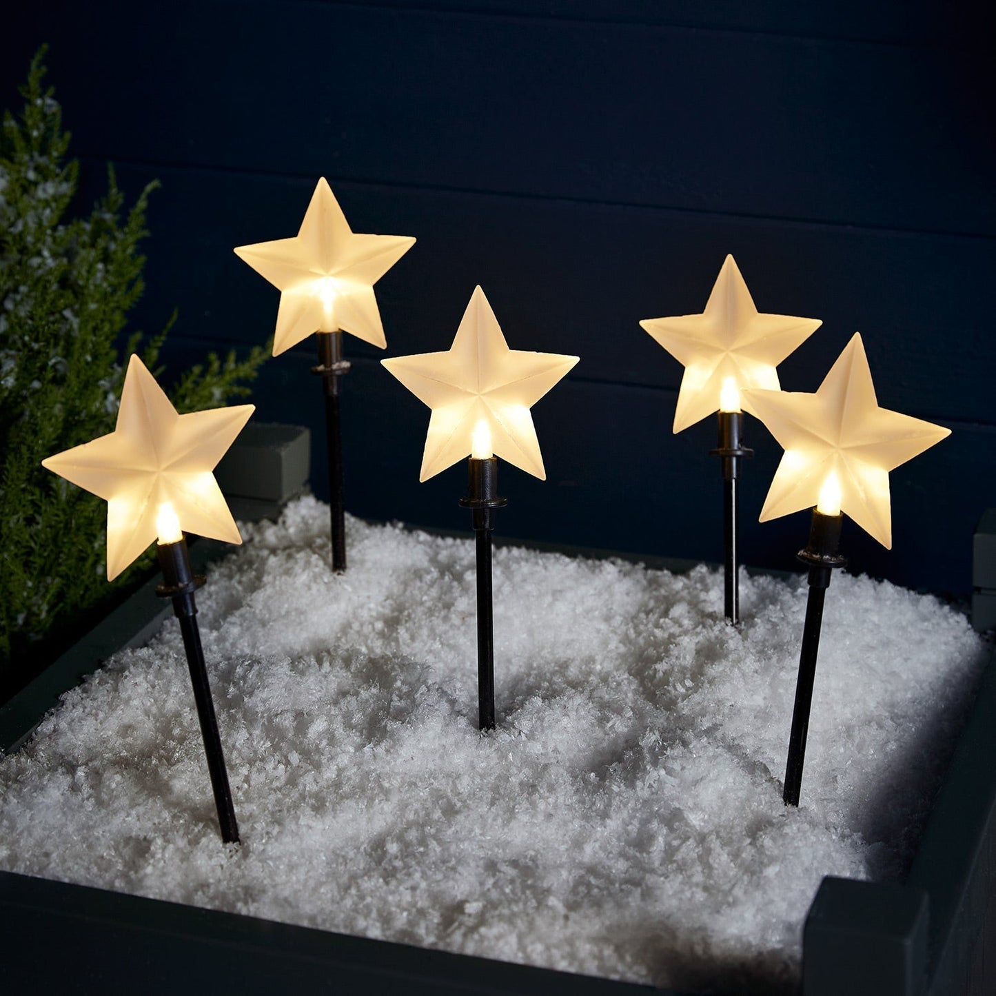 Sternförmige LED Weihnachts Beleuchtung