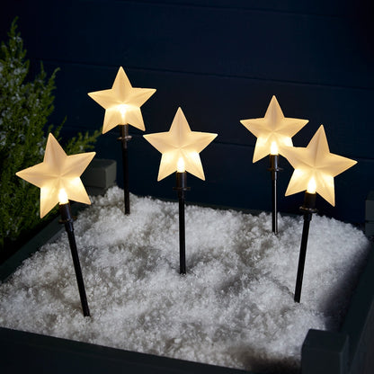 Sternförmige LED Weihnachts Beleuchtung