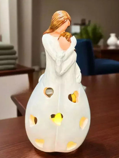 AmorWappen: Herzförmige Tischlampe mit Sanftem, Warmem Leuchten